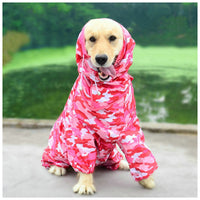 HKM-7115837 All-Weather PU Raincoat for Dogs