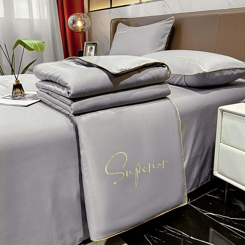 HKM-711635 Lightweight Ice Silk Summer Blanket – Washable Tencel Duvet for Air Conditioning – Available in Multiple Sizes