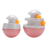 HKM-7116477 Interactive Slow Feed Dog Toy - Pet Food Spilling Tumbler Ball, ABS Material, Various Colors