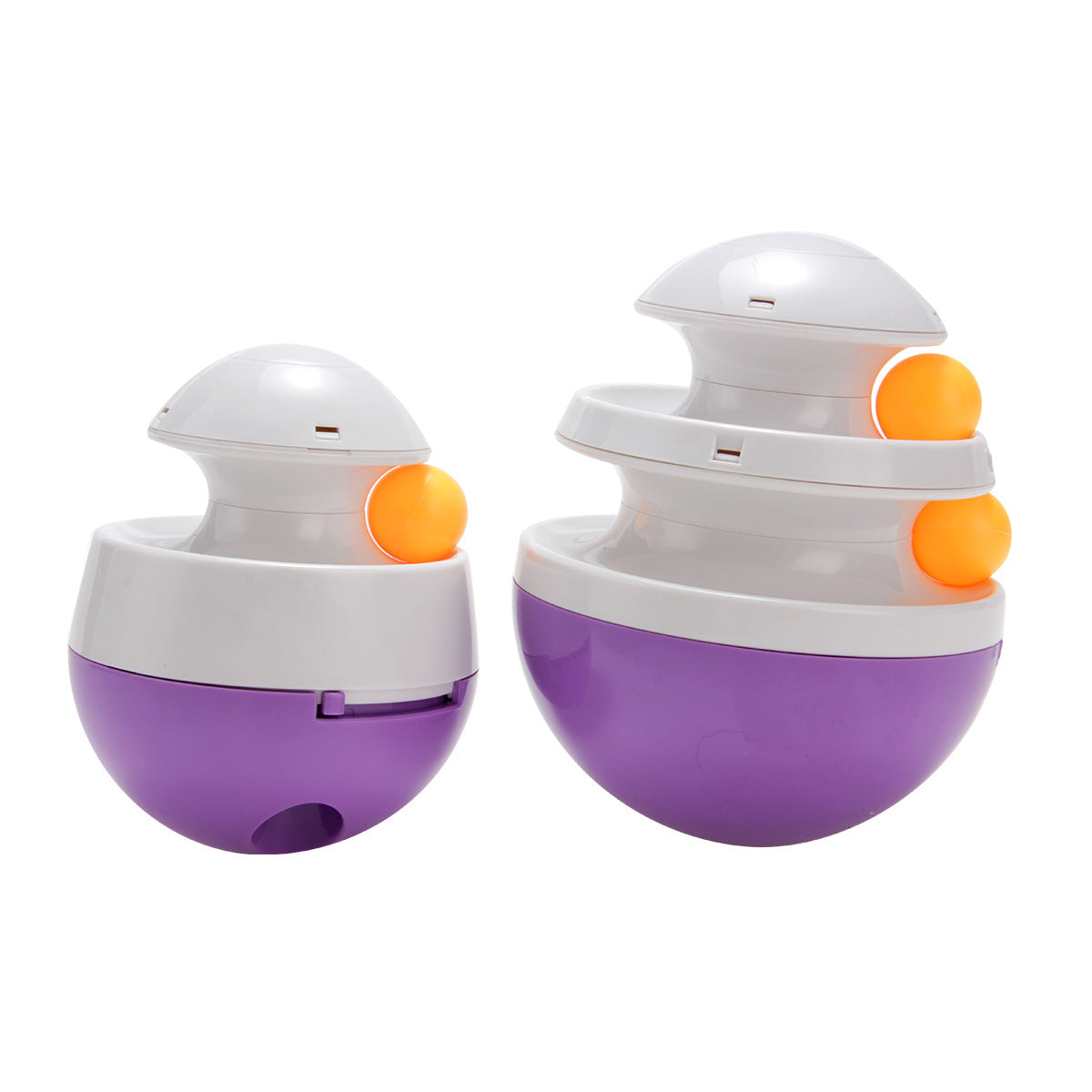 HKM-7116477 Interactive Slow Feed Dog Toy - Pet Food Spilling Tumbler Ball, ABS Material, Various Colors