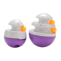HKM-7116477 Interactive Slow Feed Dog Toy - Pet Food Spilling Tumbler Ball, ABS Material, Various Colors