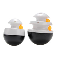 HKM-7116477 Interactive Slow Feed Dog Toy - Pet Food Spilling Tumbler Ball, ABS Material, Various Colors