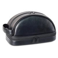 HKM-711699 Large Capacity Waterproof Retro Handheld Makeup Bag with Zipper Closure