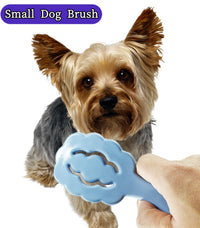 HKM-7117245 Cloud-Shaped Dog Grooming Brush for Small Breeds ¨C Gentle, Multi-Functional with Massage and Bathing Features