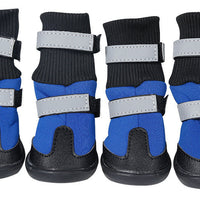 HKM-7118269 Durable Waterproof Snow Boots for Medium and Large Sizes in Black, Red, and Blue