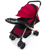 HKM-711827 Lightweight Foldable 3-in-1 Baby Stroller with Two-Way Configuration, Portable Travel Design