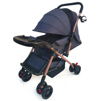 HKM-711827 Lightweight Foldable 3-in-1 Baby Stroller with Two-Way Configuration, Portable Travel Design