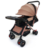 HKM-711827 Lightweight Foldable 3-in-1 Baby Stroller with Two-Way Configuration, Portable Travel Design