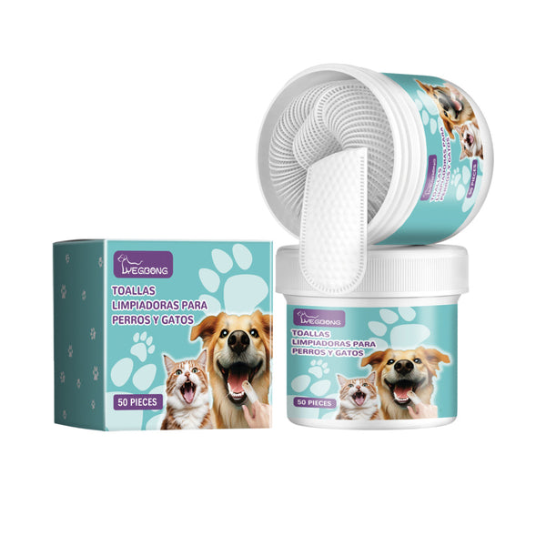 HKM-7119293 Cleaning Finger Muffs for Dogs to Remove Tartar with Natural Ingredients