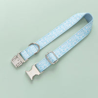 HKM-7119421 Zinc Alloy Buckle Paisley Dog Collar in Multiple Sizes