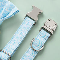 HKM-7119421 Zinc Alloy Buckle Paisley Dog Collar in Multiple Sizes