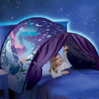 HKM-711955 Fantasy Sleeping Tents for Twin and Bunk Beds - Enchanting Indoor Playhouses for Kids