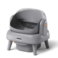 HKM-712083 Automatic Self-Cleaning Cat Litter Box, 74L Capacity, Waterproof Stainless Steel, Smart Monitoring, 11KG