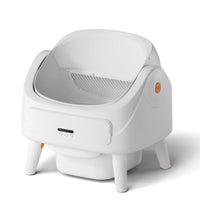 HKM-712083 Automatic Self-Cleaning Cat Litter Box, 74L Capacity, Waterproof Stainless Steel, Smart Monitoring, 11KG
