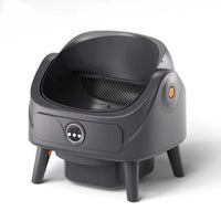 HKM-712083 Automatic Self-Cleaning Cat Litter Box, 74L Capacity, Waterproof Stainless Steel, Smart Monitoring, 11KG