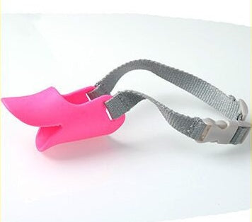 HKM-7121085 Silicone Dog Mouth Cover - Soft, No-Bark Mask for Pets