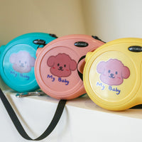 HKM-7121213 5m Cartoon Retractable Dog Leash with Comfortable Grip