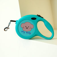HKM-7121213 5m Cartoon Retractable Dog Leash with Comfortable Grip