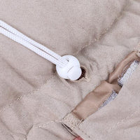 HKM-7121469 Cozy Enclosed Winter Pet Nest in Princess Petal Color, Soft PV Velvet Material
