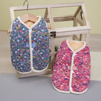 HKM-7121981 Stylish Pet Skirt for Dogs and Cats in Pink and Blue - Casual Ultrasonic Quilted Cotton, Unisex Sizes S-XXL