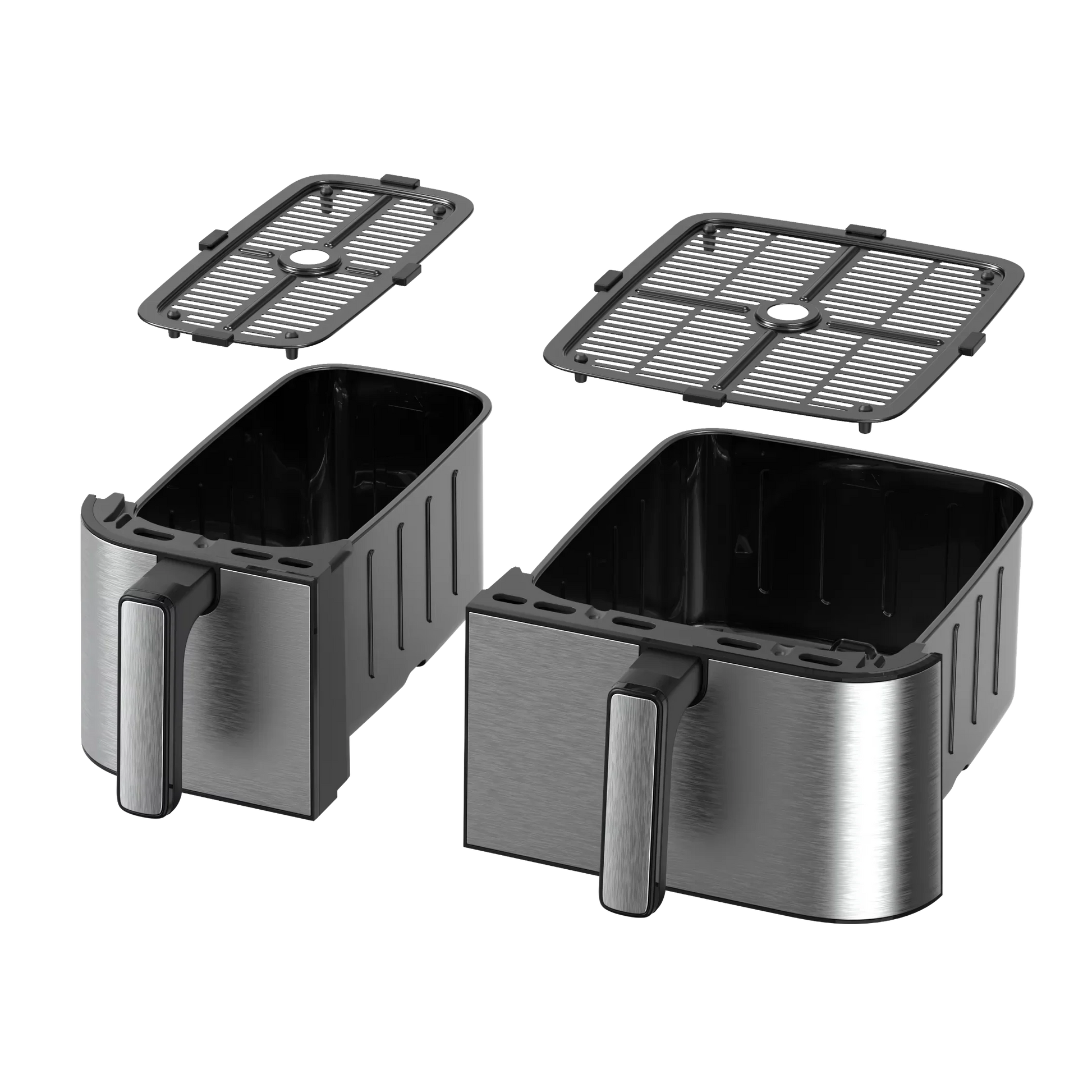 HKM-712211 11L Dual Core Air Fryer - Multifunctional Cooking Pot with Large Capacity and Visible Design