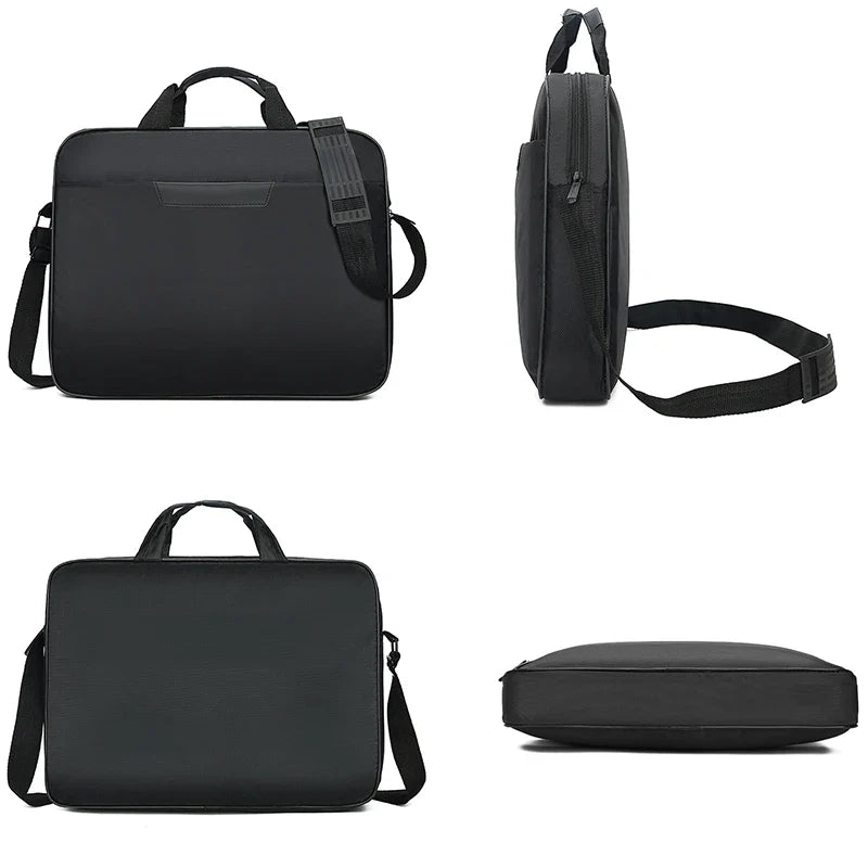 HKM-712339 Durable Waterproof 16 Inch Laptop Shoulder Bag for Men - Fashionable Casual Design