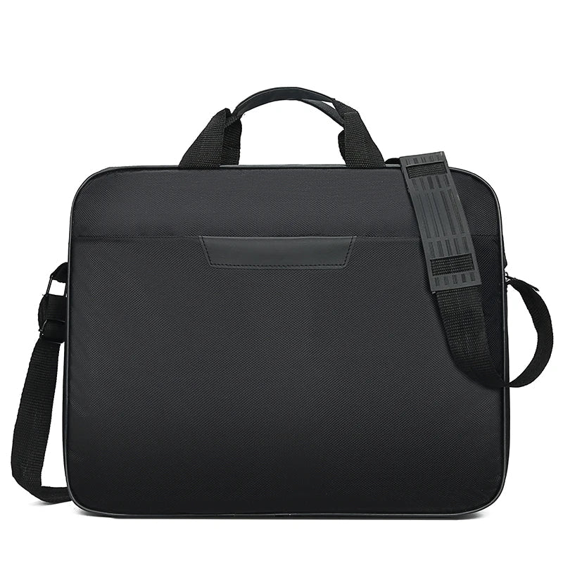 HKM-712339 Durable Waterproof 16 Inch Laptop Shoulder Bag for Men - Fashionable Casual Design