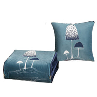 HKM-712467 Thickened Crystal Velvet Dual-Purpose Pillow and Blanket for Car and Sofa