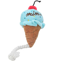 HKM-7126845 Plush Ice Cream-Shaped Dog Molar Toy for Chewing and Sound