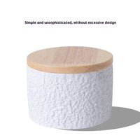 HKM-7127229 Pet Cinerary Casket for Dogs and Cats - Handmade Cement Ash Urn