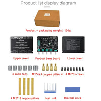 HKM-712787 2.1 Bluetooth Audio Amplifier XY-S100L with Dual 50W Channels and 100W Subwoofer Output