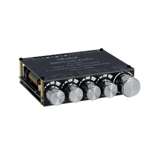 HKM-712787 2.1 Bluetooth Audio Amplifier XY-S100L with Dual 50W Channels and 100W Subwoofer Output