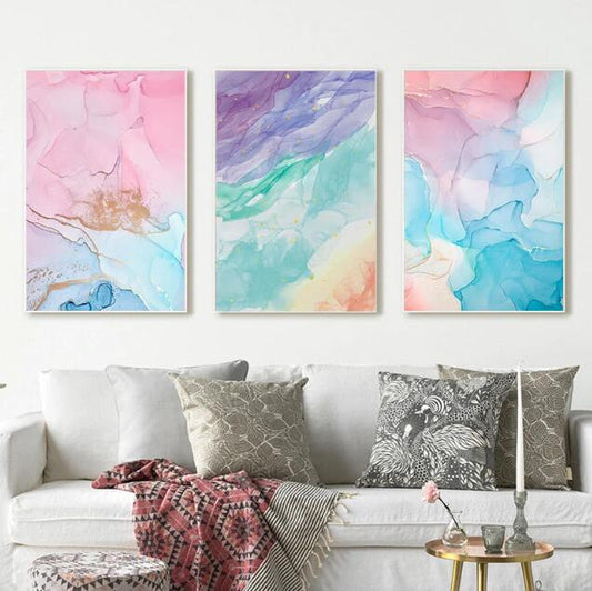 HKM-712787 Frameless Digital Oil Painting on Linen – 40x50CM Modern Home Decor