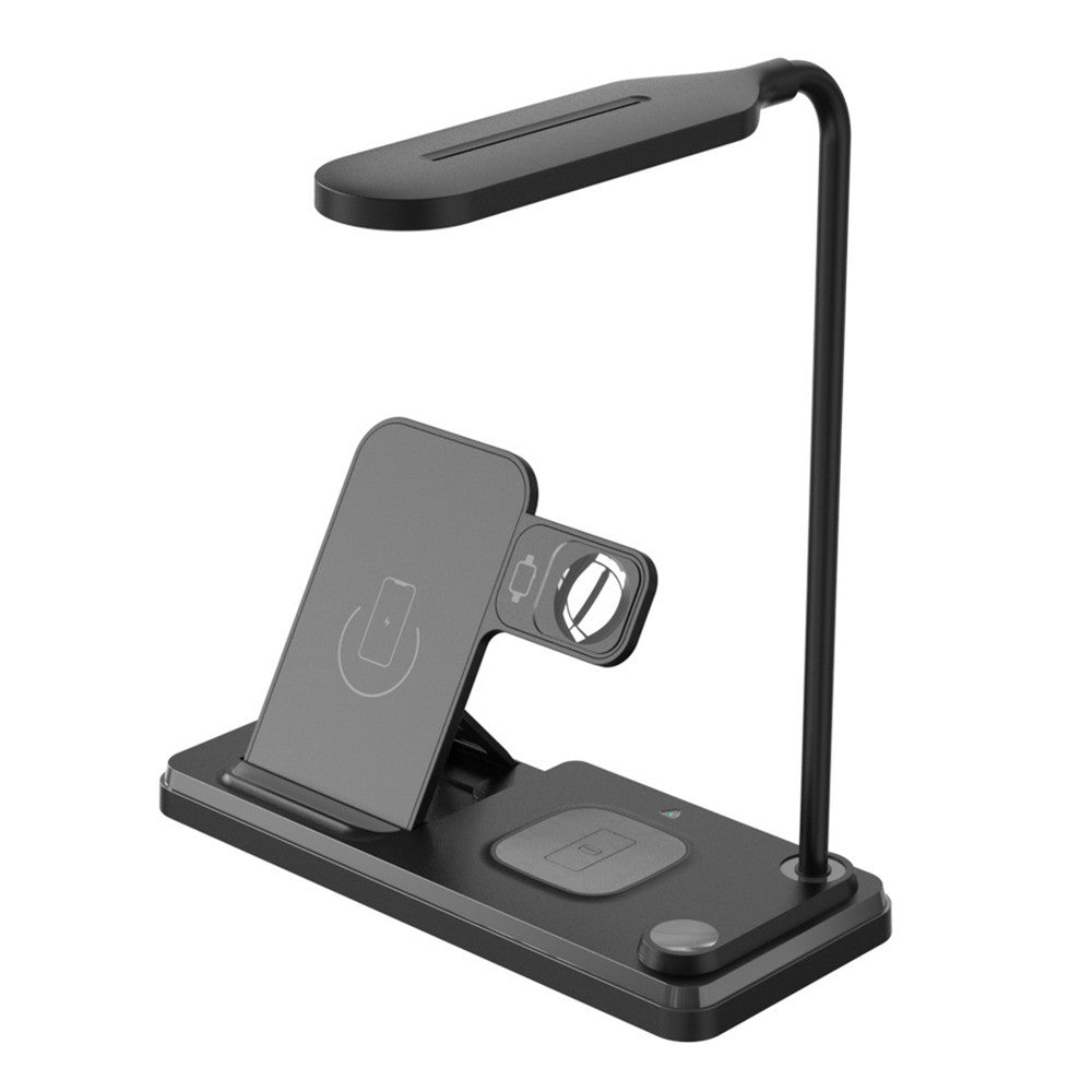 HKM-712979 4-in-1 Multifunctional Foldable Table Lamp with 15W Fast Charging and Type C Interface