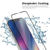 HKM-713171 Full Coverage Tempered Glass Film for iPhone 13 Mini/Pro/Pro Max - High Definition, Anti-Scratch, Anti-Fingerprint Options