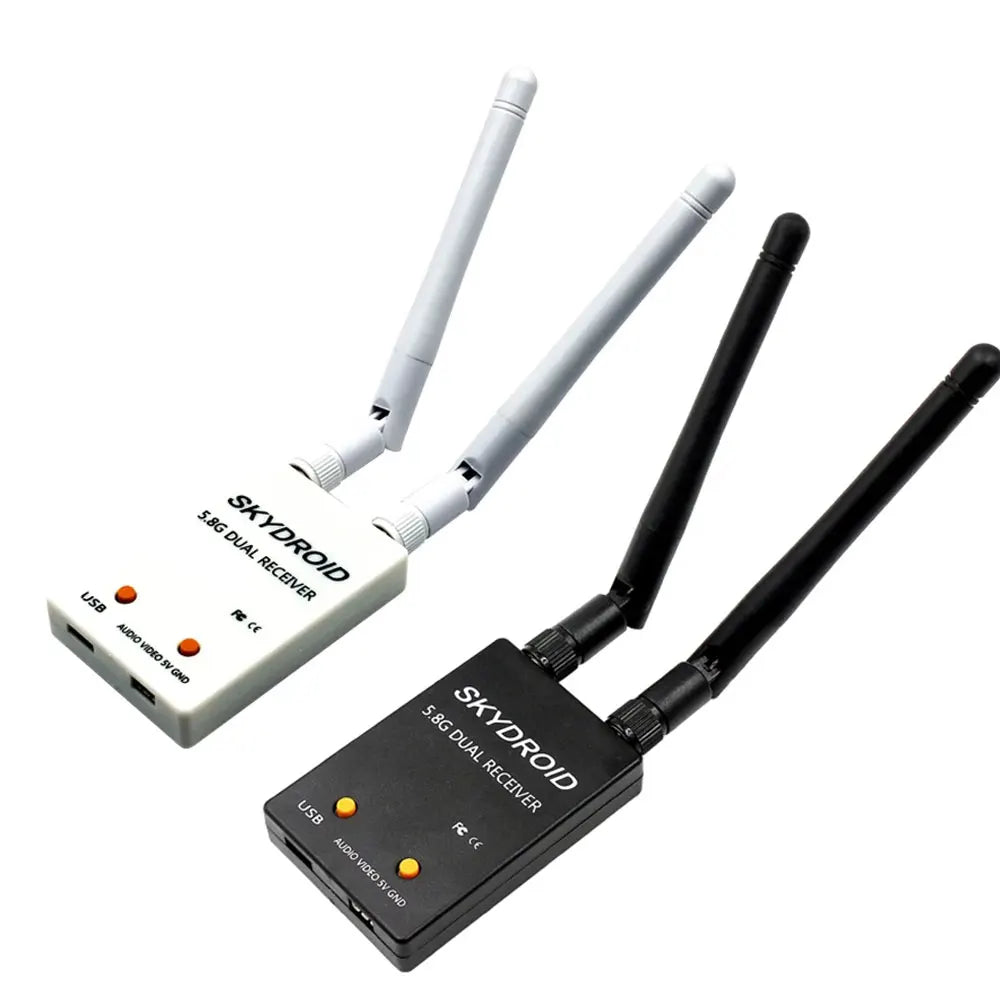 HKM-713299 UVC Dual Antenna Control Receiver 5.8GHz 150CH FPV Receiver with Audio for FPV Systems