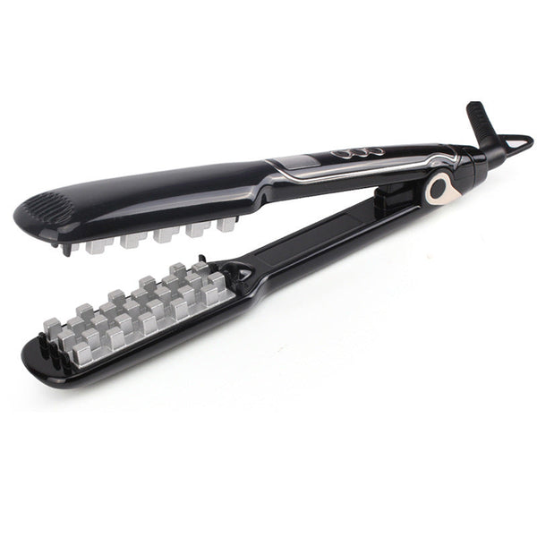 HKM-713363 Digital Flat Iron for Hair Styling with LCD Display - Tourmaline Ceramic & Adjustable Temperature Control