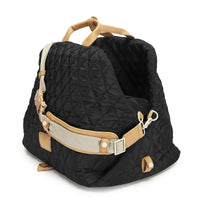HKM-7135165 Soft Nylon Pet Handbag for Cats - Available in Pink, Khaki, Beige, Gray, and Black - Two Sizes Options