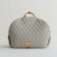 HKM-7135165 Soft Nylon Pet Handbag for Cats - Available in Pink, Khaki, Beige, Gray, and Black - Two Sizes Options