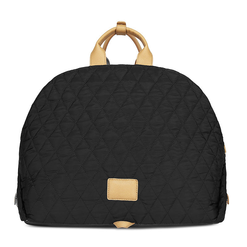 HKM-7135165 Soft Nylon Pet Handbag for Cats - Available in Pink, Khaki, Beige, Gray, and Black - Two Sizes Options
