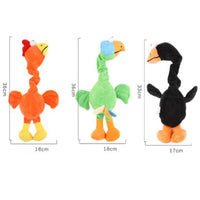 HKM-7136189 Interactive Squeaky Chicken Dog Toy for Chewing and Playtime Activities