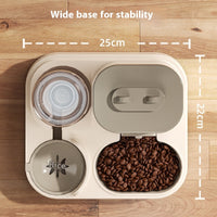 HKM-7136701 Automatic Pet Feeder and Water Dispenser for Dogs and Cats - Multiple Color Options Available