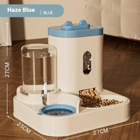 HKM-7136701 Automatic Pet Feeder and Water Dispenser for Dogs and Cats - Multiple Color Options Available