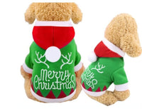 HKM-713683 Festive Santa Outfit for Cats in Plush Cotton Fabric, Multiple Sizes Available
