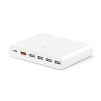 HKM-713811 USB Fast Charging Dock with Multiple Ports - Model CDQ06ZM, Compatible with Various Devices