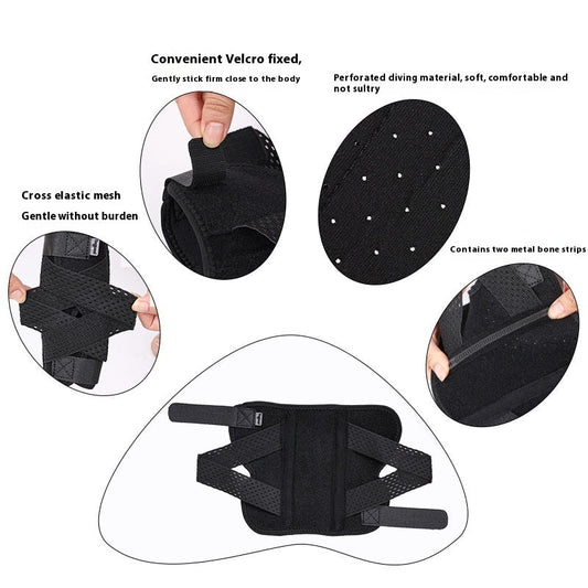 HKM-7138365 Second Generation Black Polyester Pet Dog Auxiliary Strap