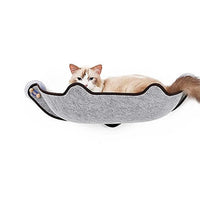 HKM-7140285 Window Sill Cat Hammock with Suction Cups - EVA and Felt Cloth, Removable Washable Mat, Indoor Outdoor Use