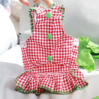 HKM-7141053 Summer One-Piece Dress for Dogs - Lightweight and Stylish Pet Apparel