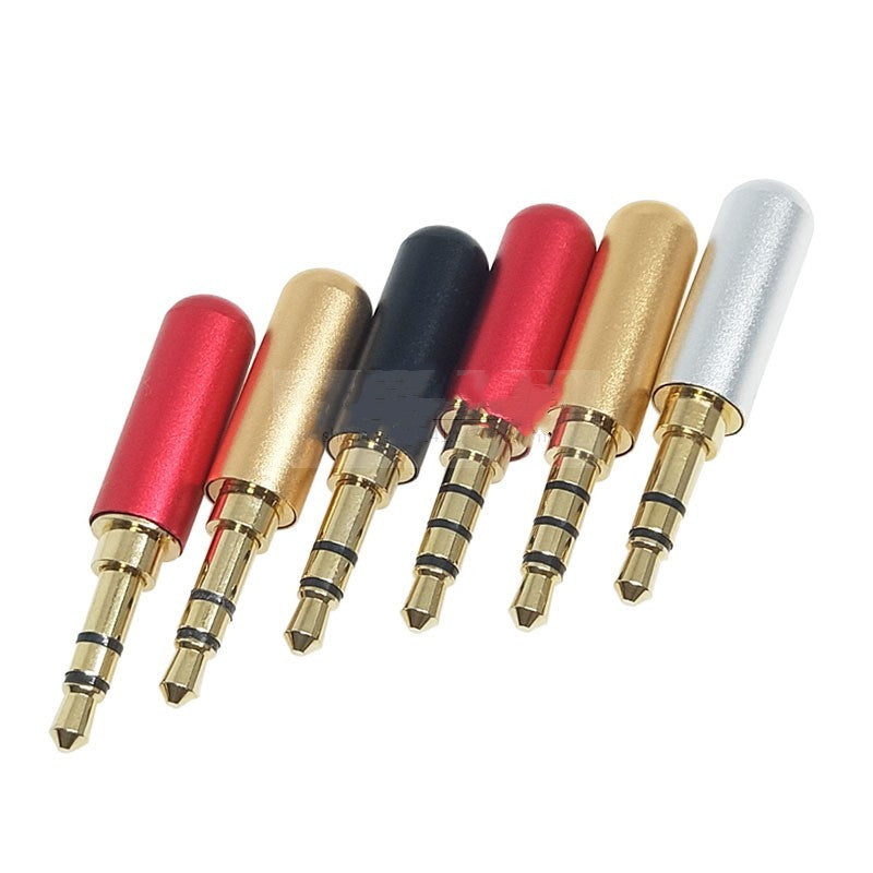 HKM-714131 Four-Channel Male AUX Connector for Audio DIY Repairs and Speaker Applications