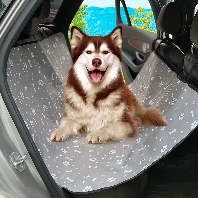 HKM-714131 Water and Dirt Resistant Car Pet Mat for Dogs - Available in Multiple Colors and Patterns